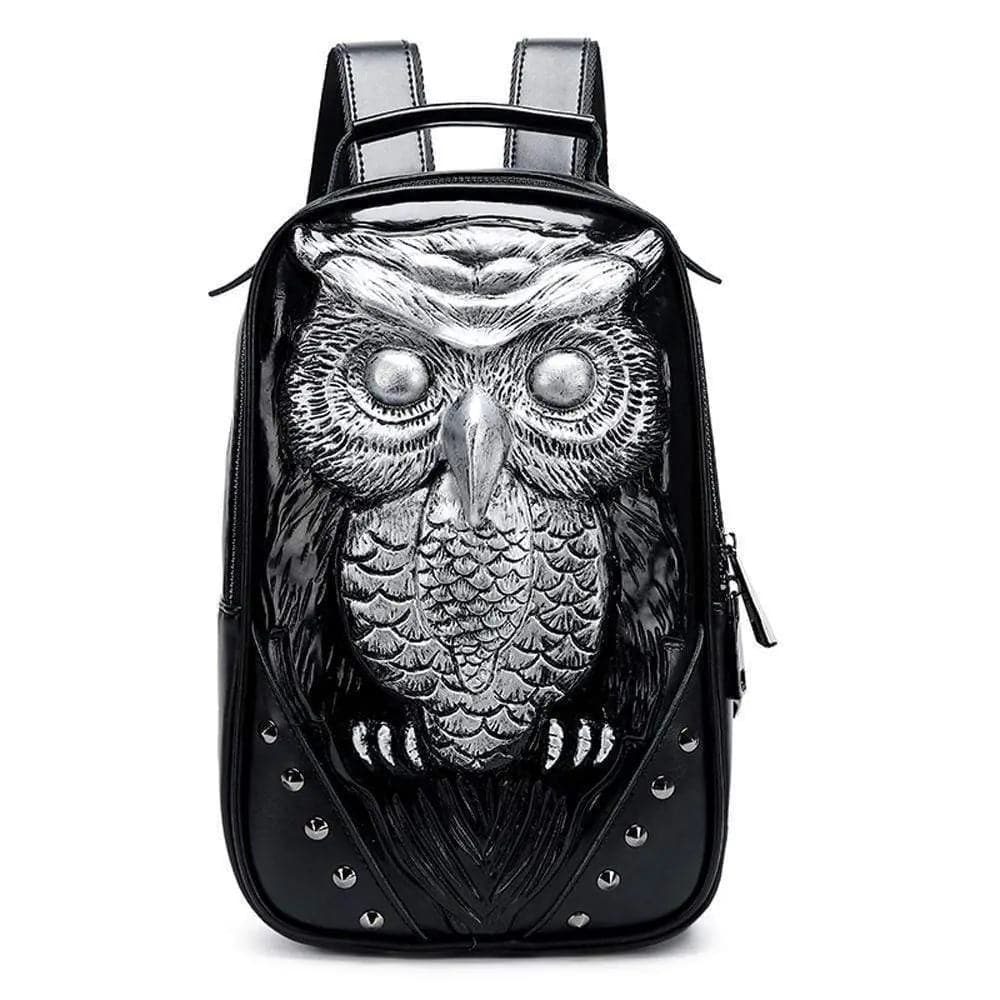 Hip Hop 3D Owl Backpack, Fashion Owl Backpack-1