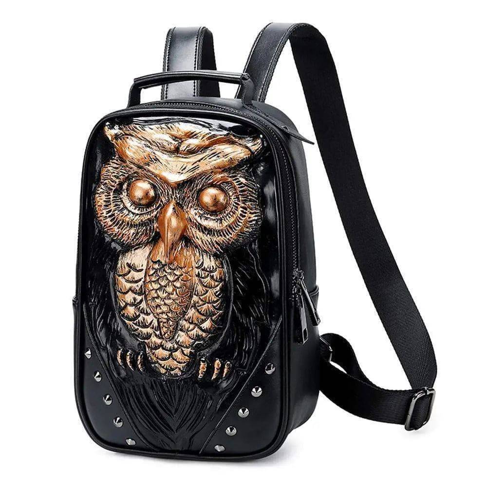 Hip Hop 3D Owl Backpack, Fashion Owl Backpack-2