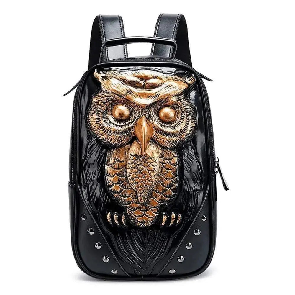 Hip Hop 3D Owl Backpack, Fashion Owl Backpack-0