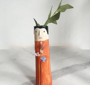 Home Decoration Sunshine Family Bud Vase Home Indoor Outdoor Vase Art Decoration Sculptured Ornaments - Memoriex 