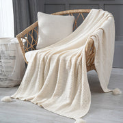 Household Fashionable Knitted Sofa Blanket - Memoriex 