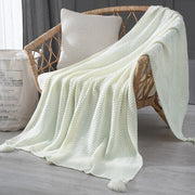 Household Fashionable Knitted Sofa Blanket - Memoriex 