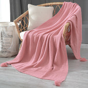 Household Fashionable Knitted Sofa Blanket - Memoriex 