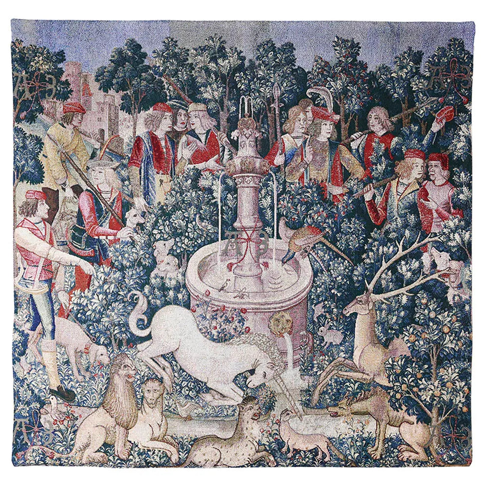 Hunt of the Unicorn - Wall Hanging 100cm x 100cm (70 rod)-4