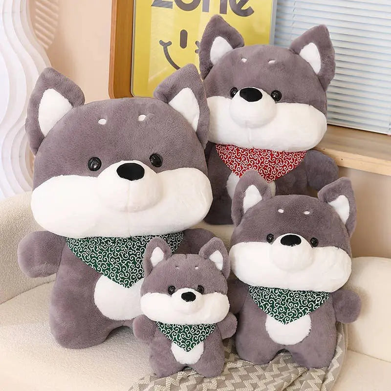 Husky Shiba Kawaii Dog Plush-2