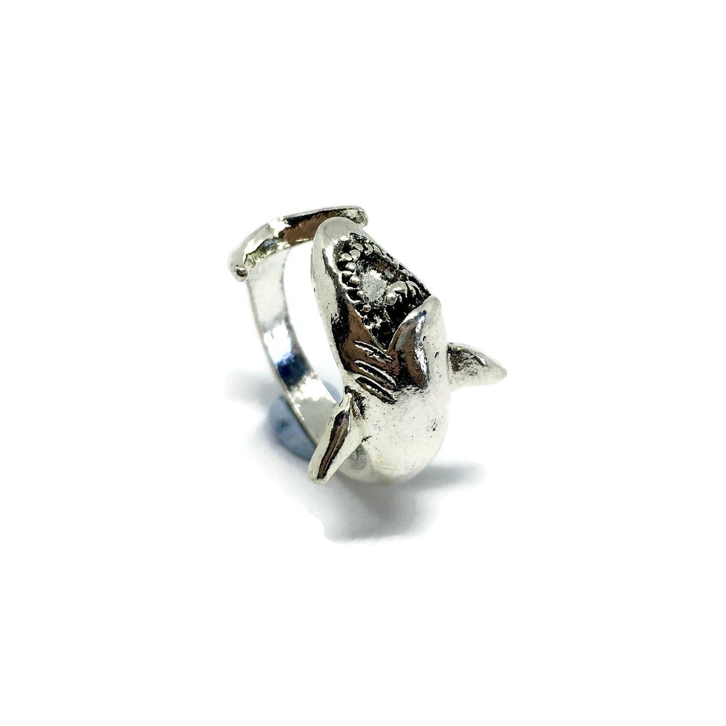 Great White Shark Band Ring-1