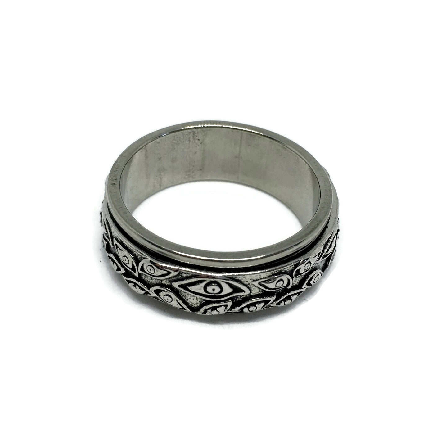 Third Eye Spinning Band Ring-0