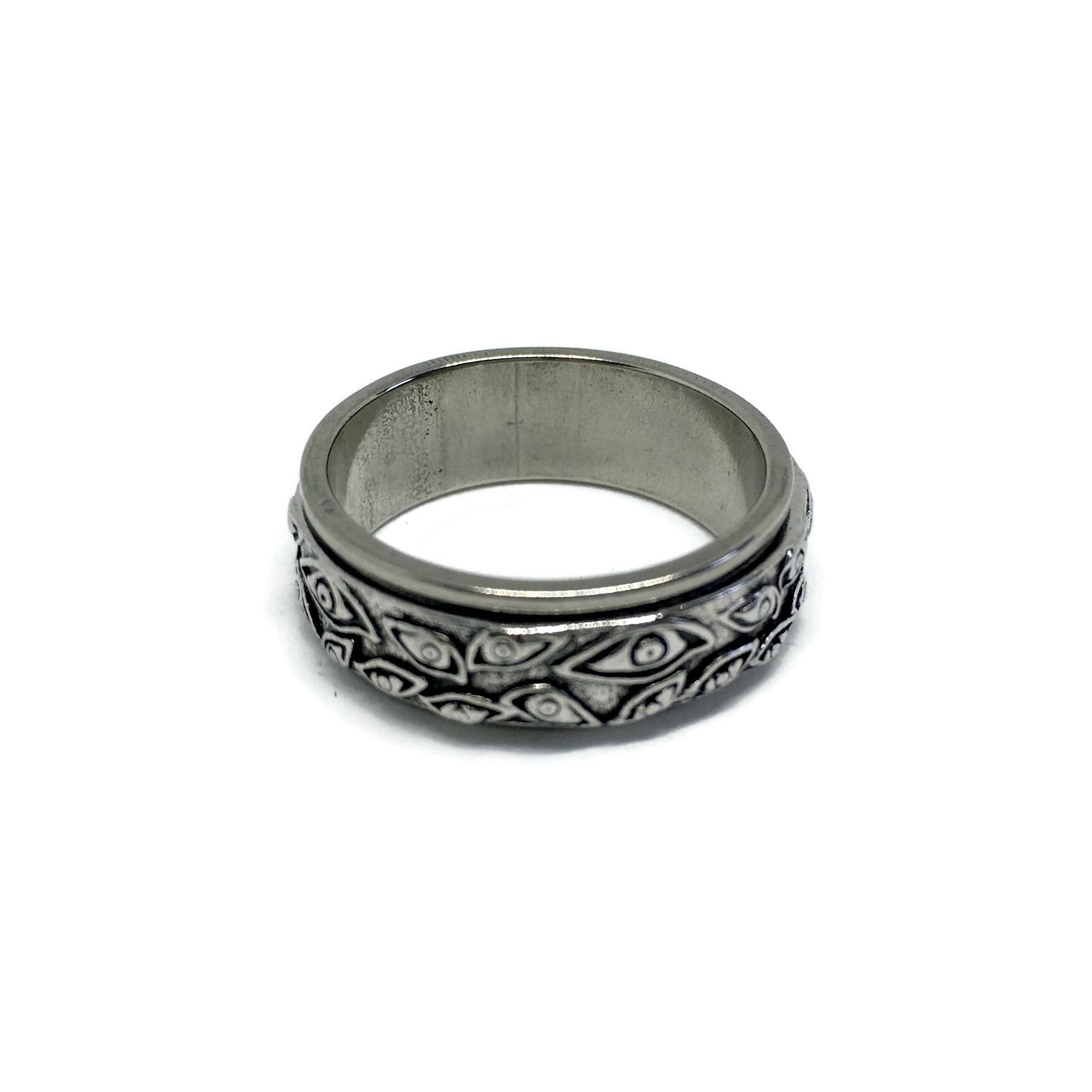 Third Eye Spinning Band Ring-2