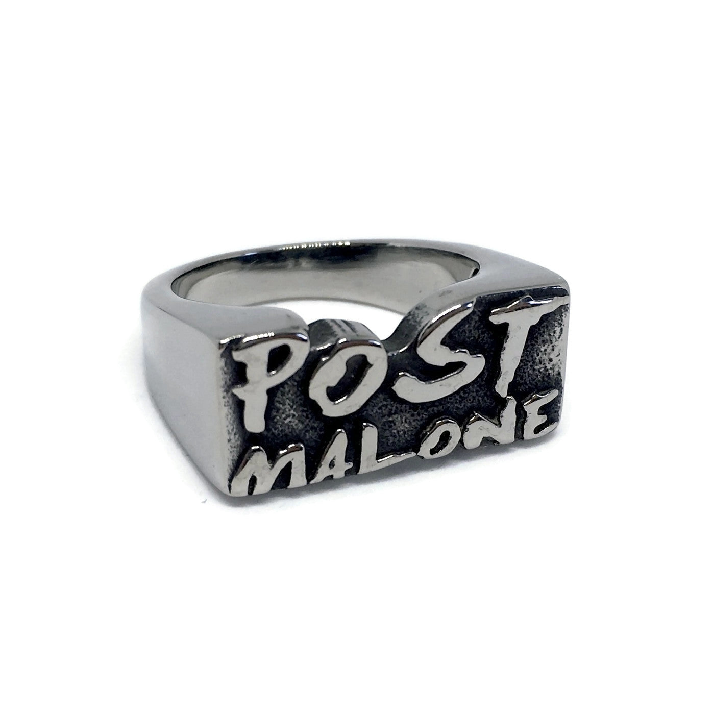 Post Malone Inspired Steel Ring-0