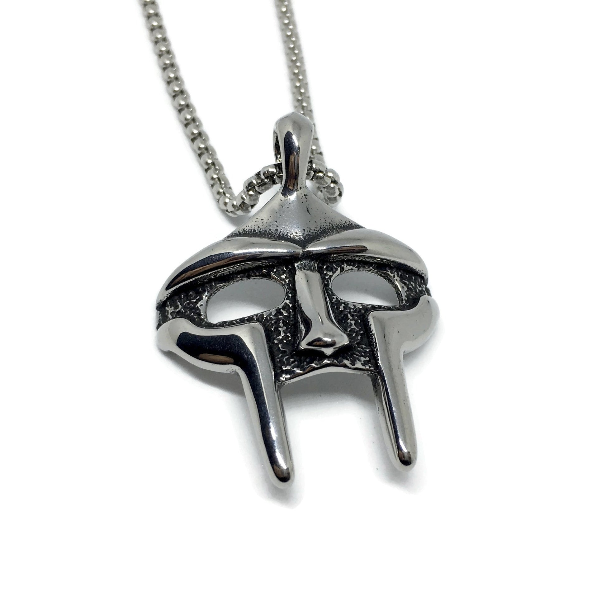 MF DOOM Mask Steel Necklace-2