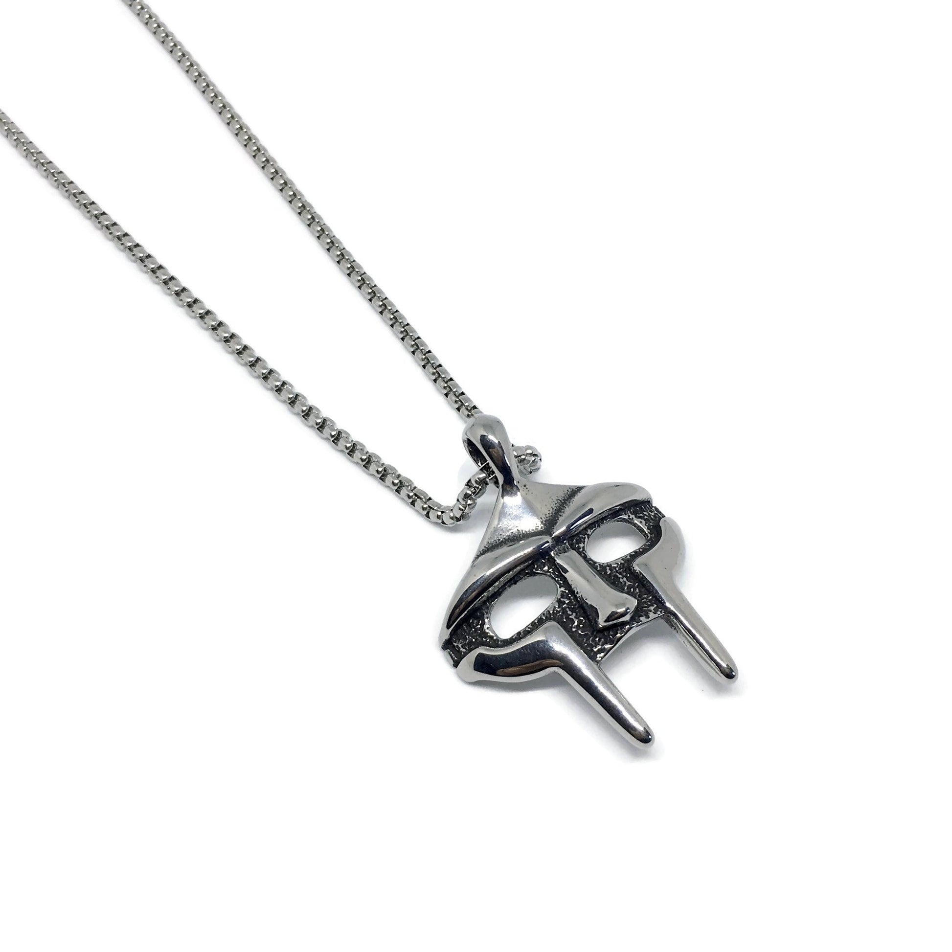 MF DOOM Mask Steel Necklace-3