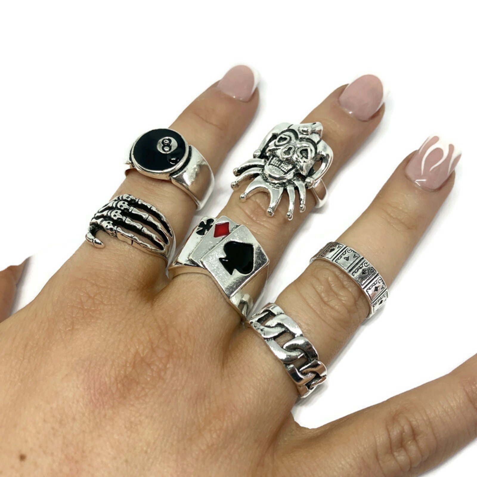 6 Piece Jester Ring Set-1