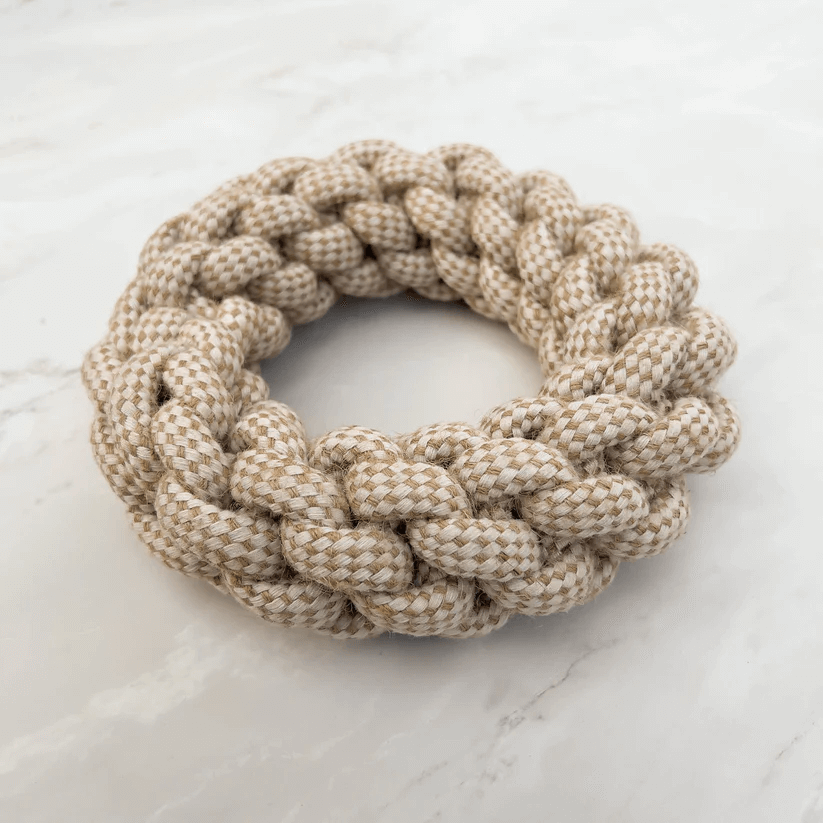 Natural Hemp Rope Dog Toys – by Furry Tails-2