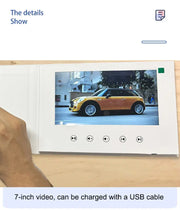 IPS video greeting card, 3D birthday music brochure, DIY custom video greeting card - Memoriex 