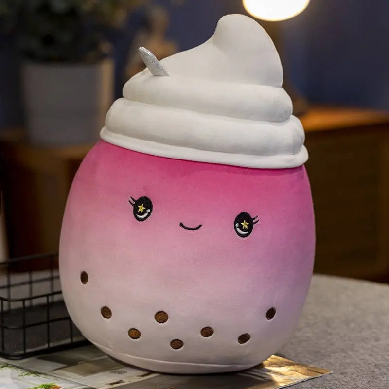 Ice Cream Bubble Milk Tea Plush Toy-2