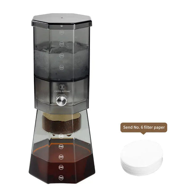 Ice drop coffee pot High borosilicate glass cold extraction pot Hand wash coffee pot - Memoriex 