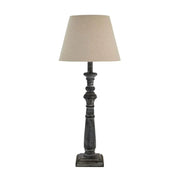 Incia Rustic Column Table Lamp - Memoriex 