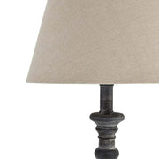 Incia Rustic Column Table Lamp - Memoriex 