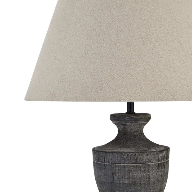 Incia Urn Wooden Table Lamp - Memoriex 