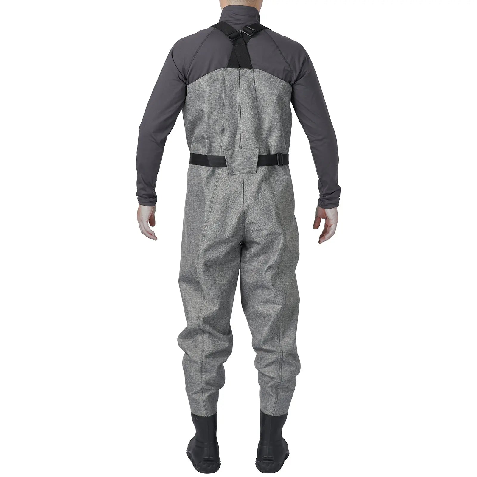 Men's 3D PVC Game Wader (Heather Grey) - Boot Foot-2