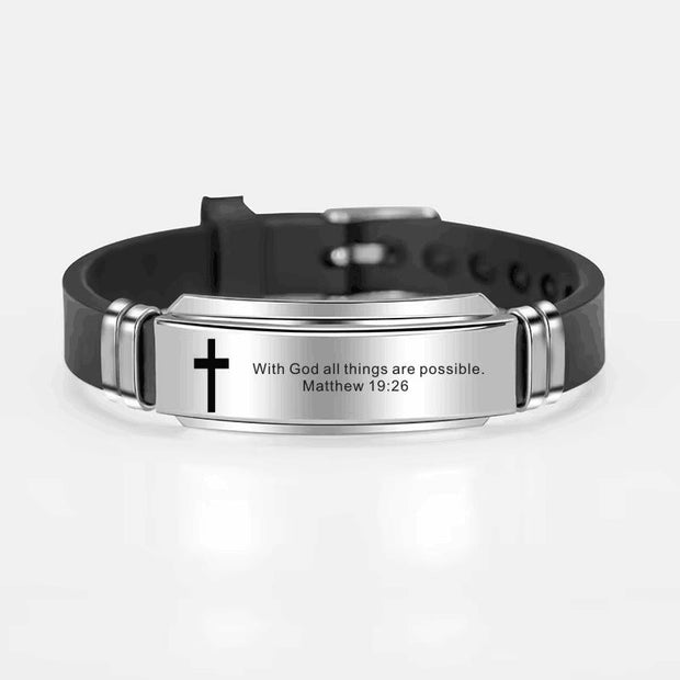 Inspirational Simple Family Friendship Stainless Steel Bracelet - Memoriex 