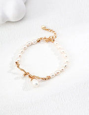 Intertwined Fate Pearl Bracelet-0
