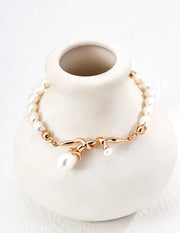 Intertwined Fate Pearl Bracelet-1