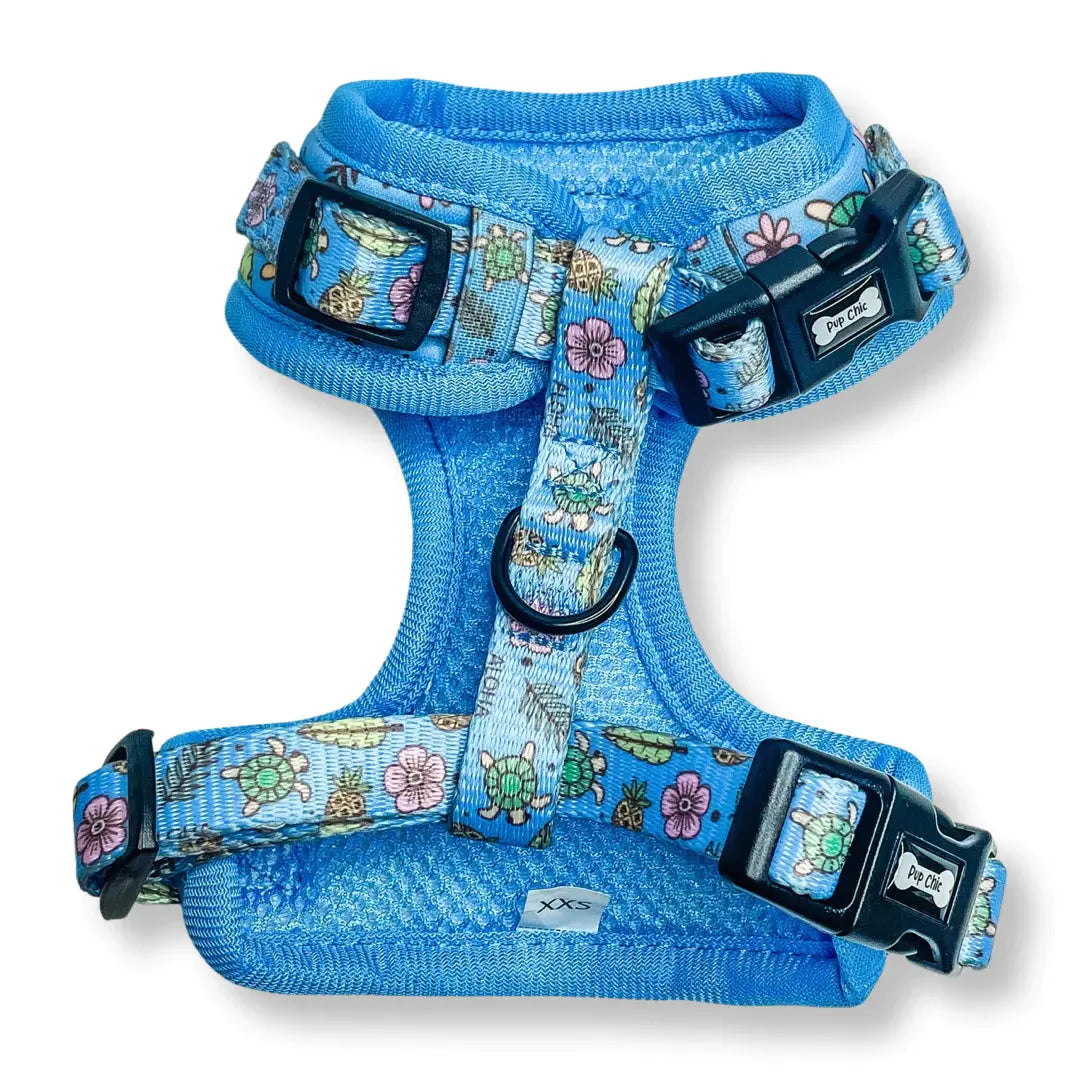 Island Breeze Step-In Adjustable Dog Harness by Pup Chic Boutique - Memoriex