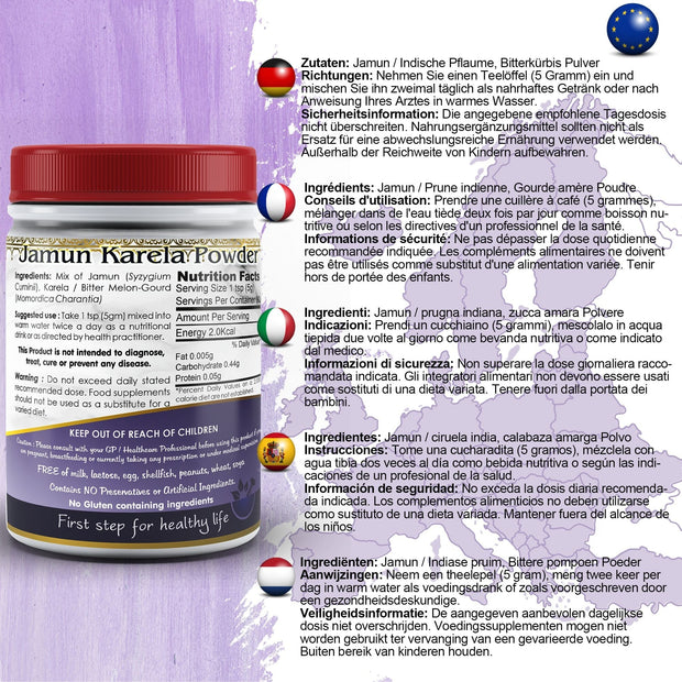 Jamun Karela Powder - Memoriex 