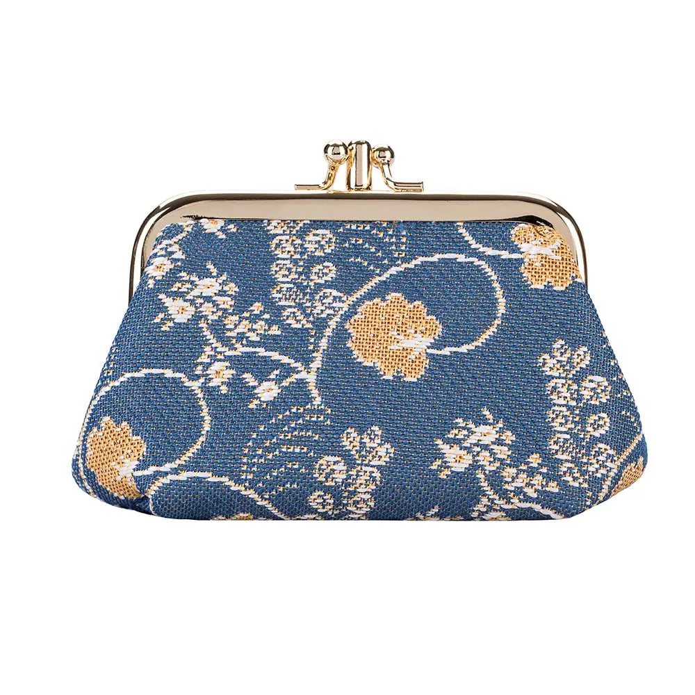 Jane Austen Blue - Frame Purse-0