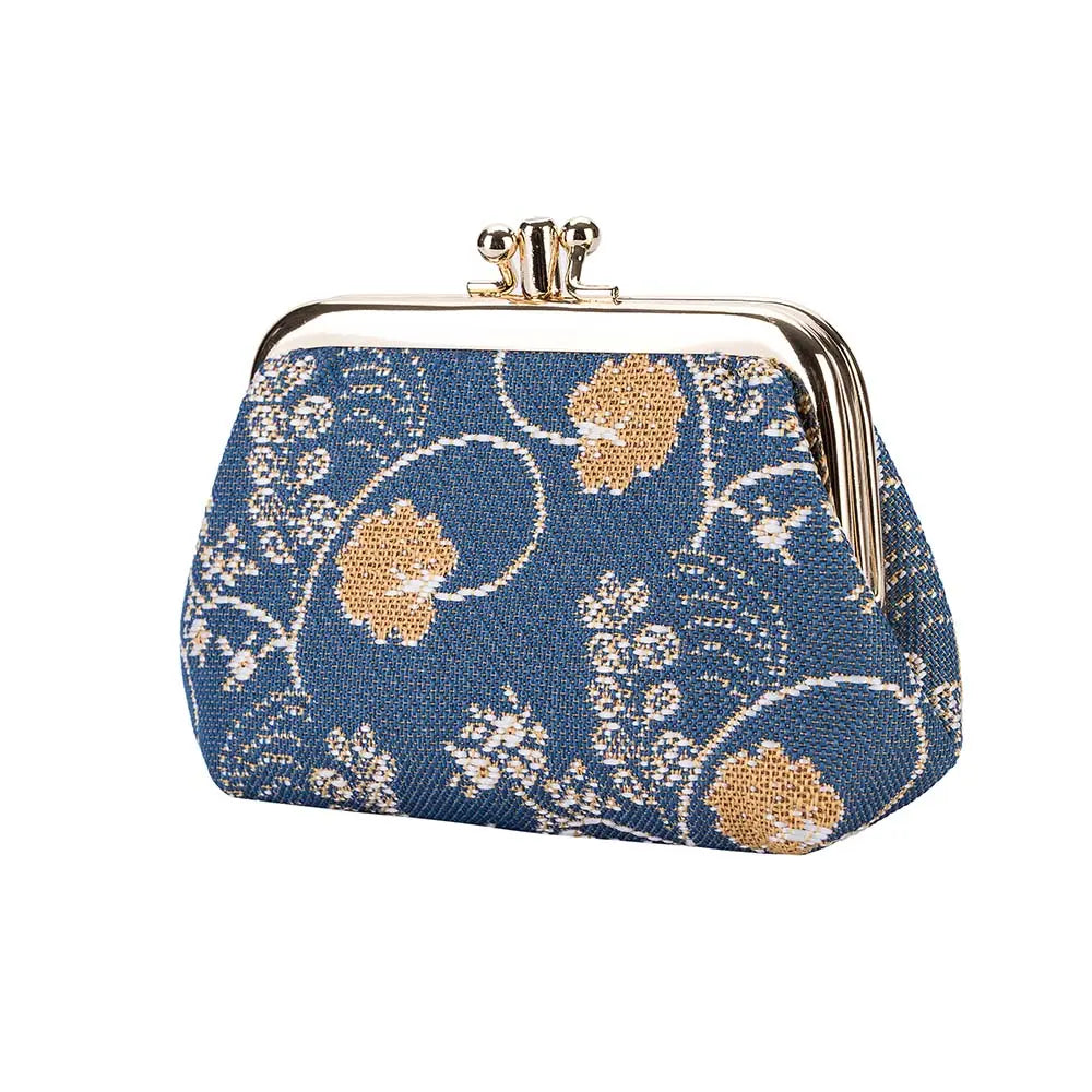 Jane Austen Blue - Frame Purse-1