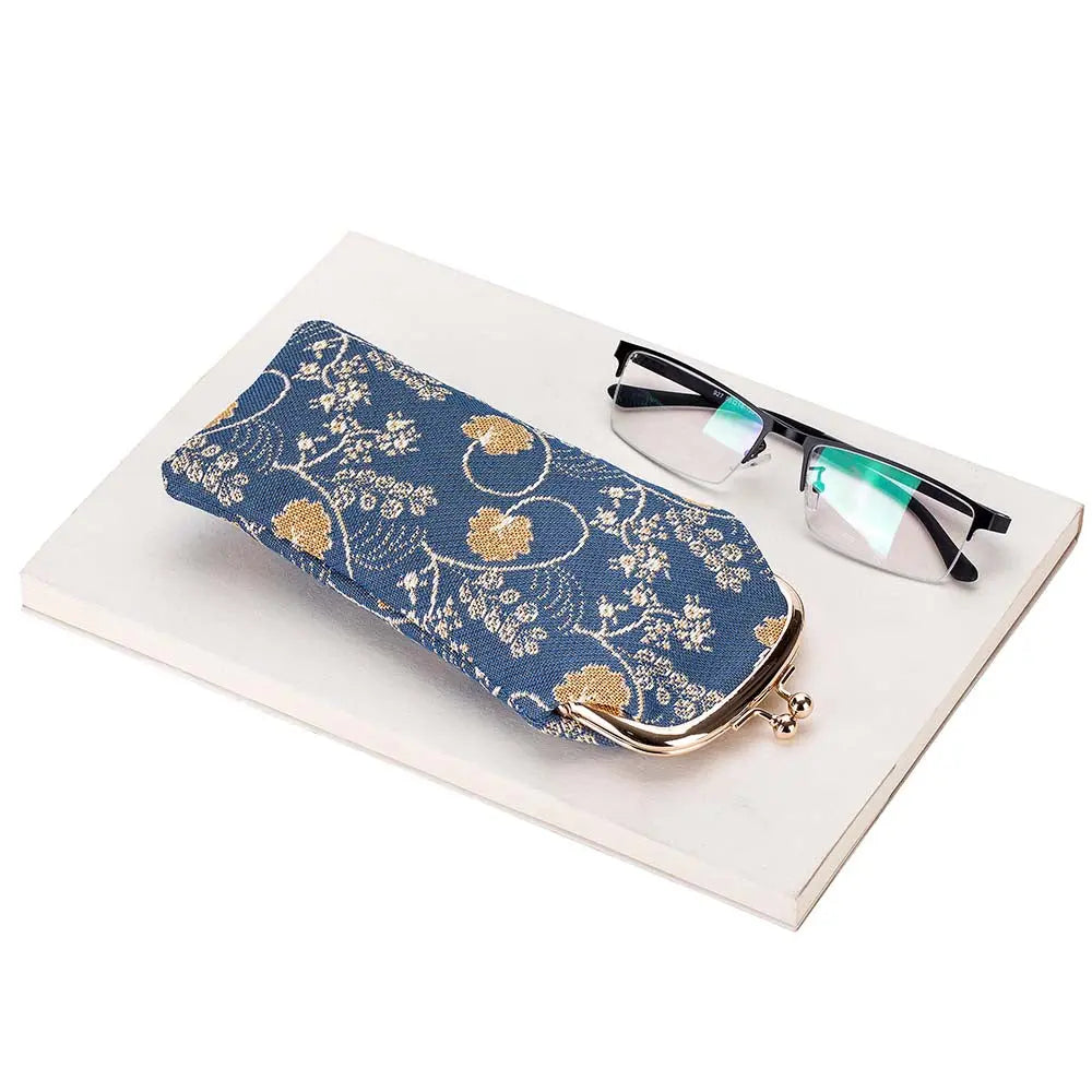 Jane Austen Blue - Glasses Pouch-2