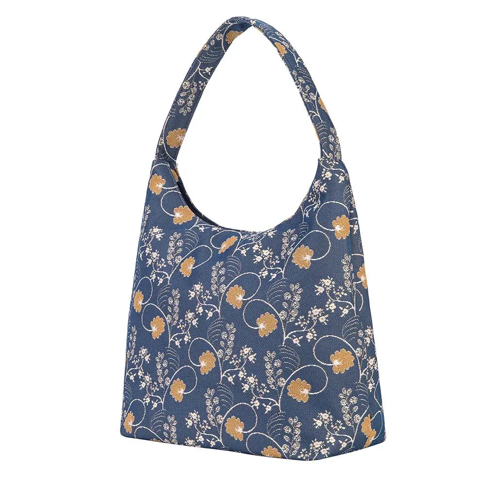 Jane Austen Blue - Hobo Bag-1