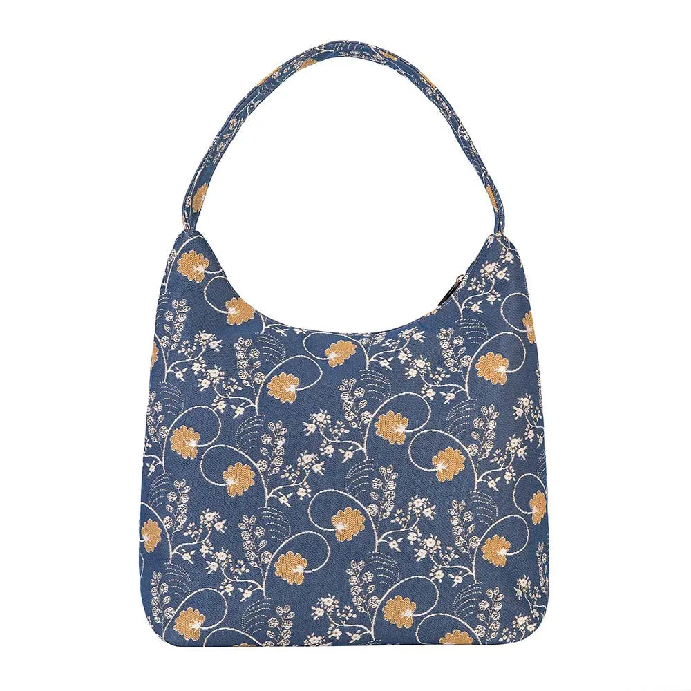 Jane Austen Blue - Hobo Bag-3