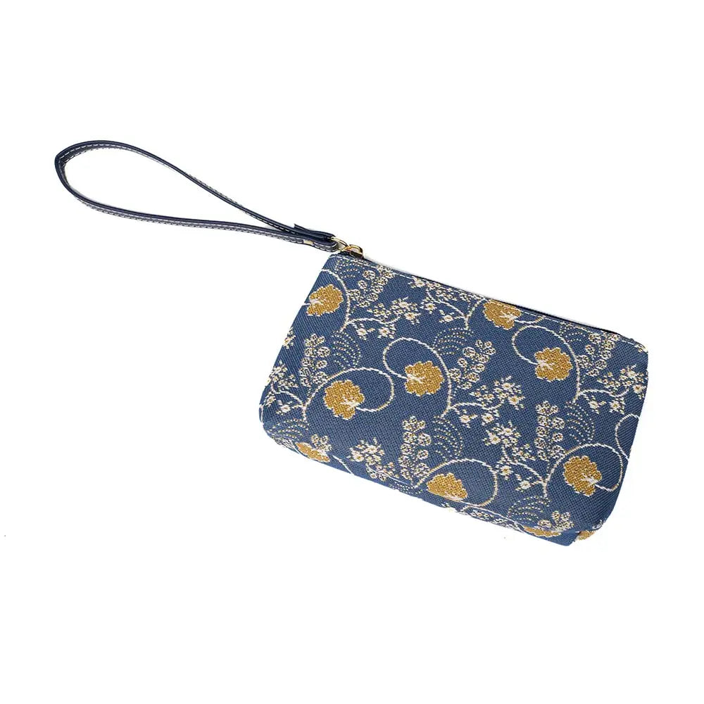 Jane Austen Blue - Wristlet-2