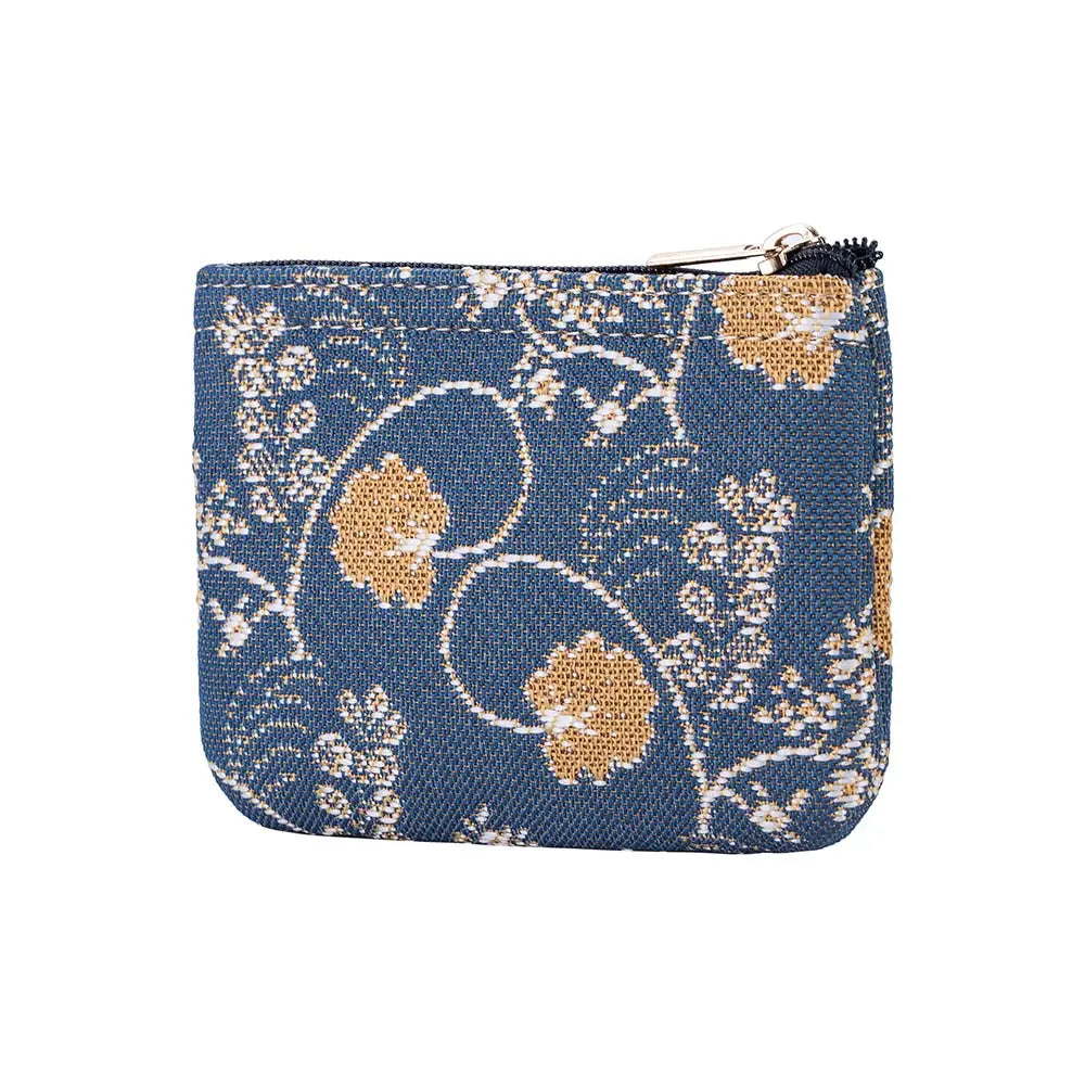 Jane Austen Blue - Zip Coin Purse-2