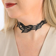 Jasmine Recycled Rubber Choker - Memoriex 