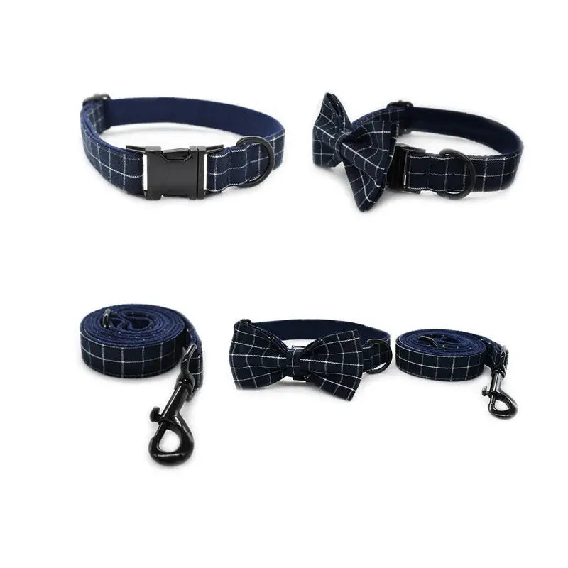 Jasper Dog Collar, Dog Collar & Dog Bowtie (Set) – by The Paw Co. - Memoriex