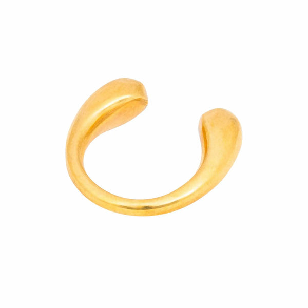 Jelani Recycled Brass Adjustable Ring - Memoriex 
