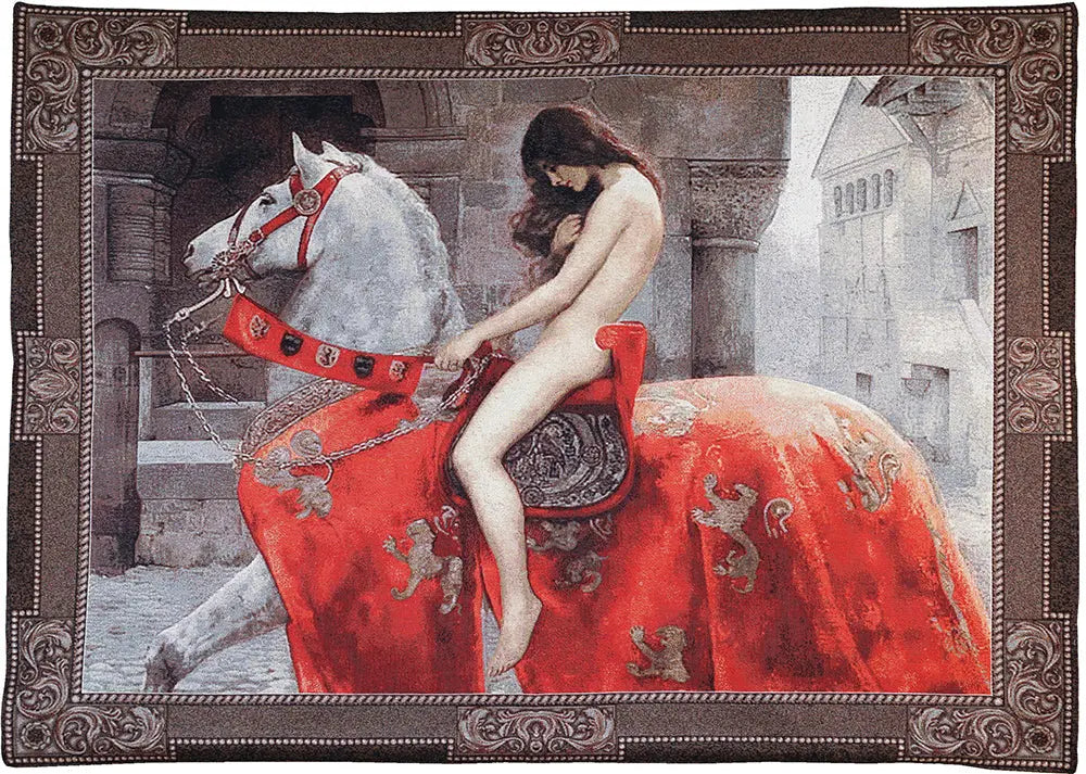 John Collier Lady Godiva - Wall Hanging 139cm x 105cm (120 rod)-1