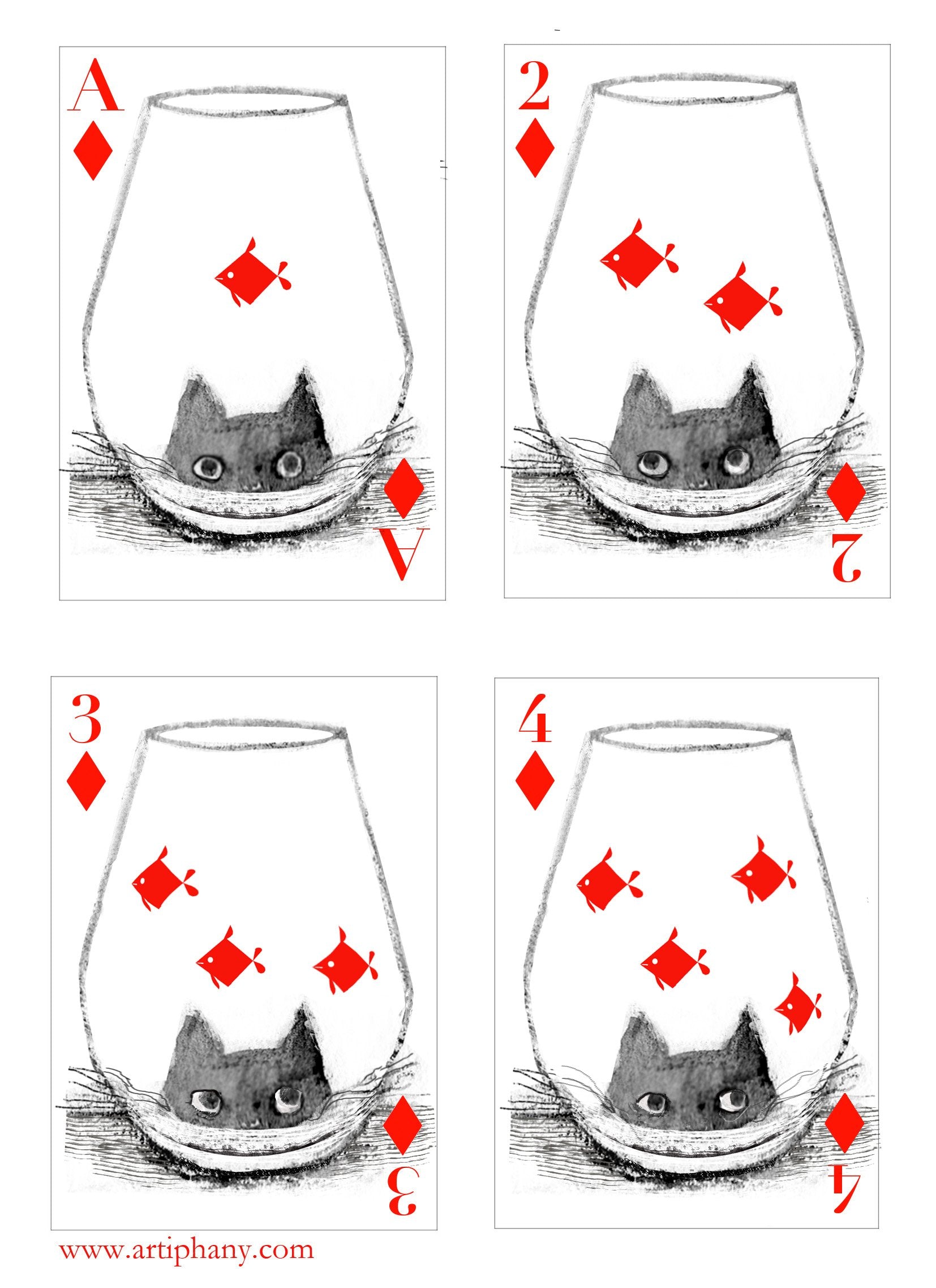 Kitten Club Playing Cards-4