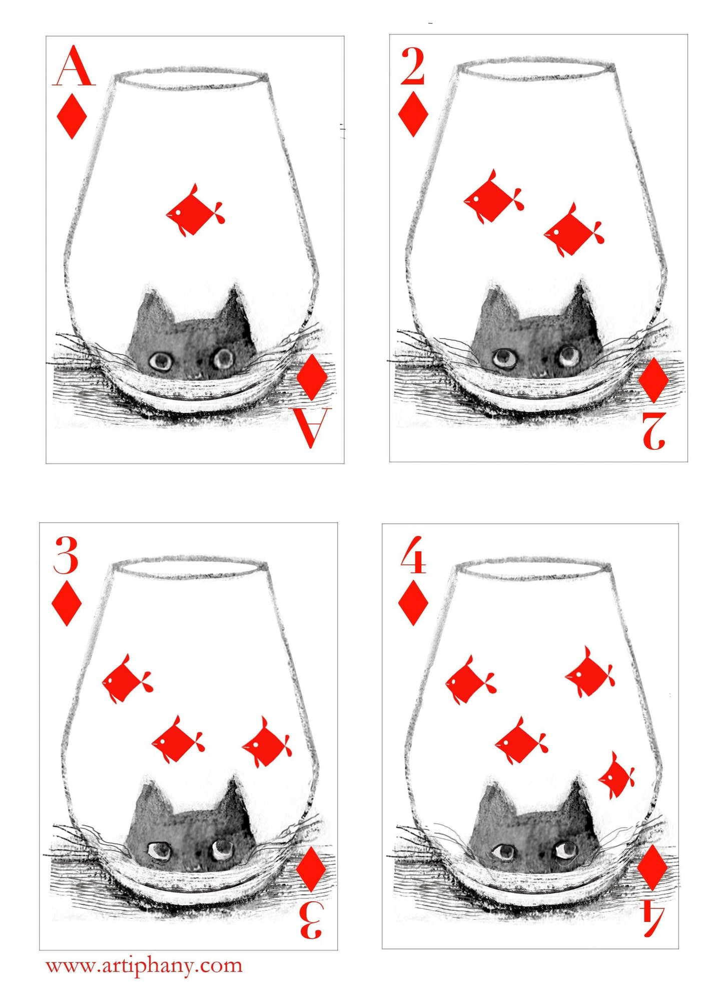 Kitten Club Playing Cards-4