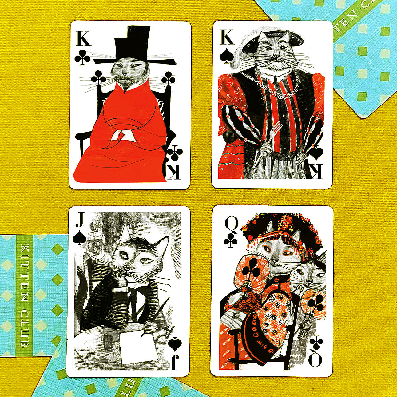 Kitten Club Playing Cards-3