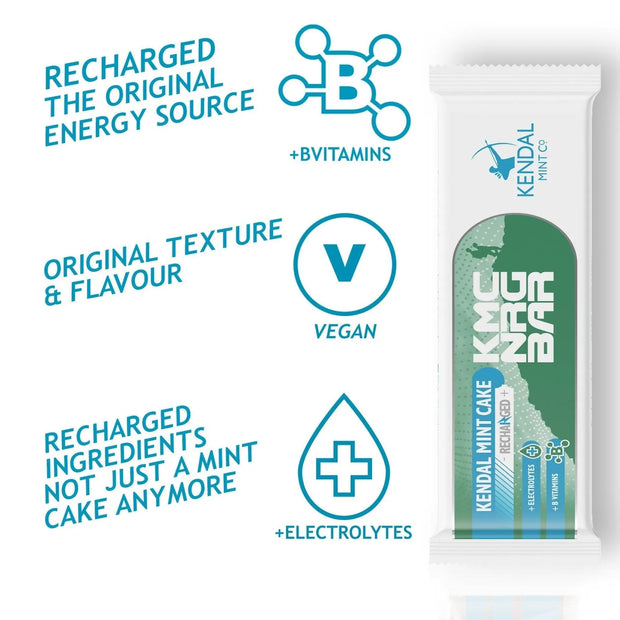 KMC NRG BAR Kendal Mint Cake Recharged 85g-2