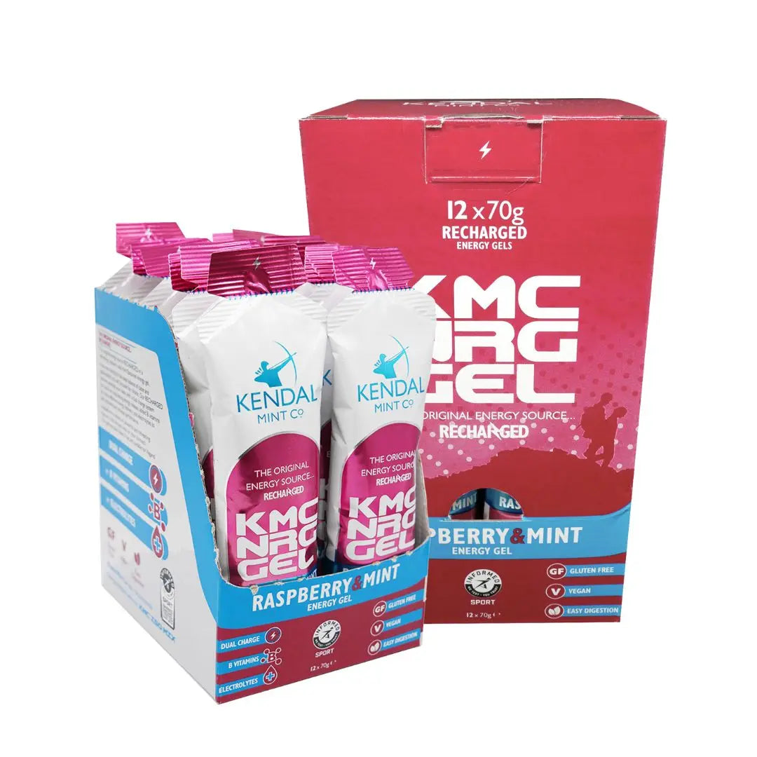 KMC NRG GEL Raspberry & Mint Energy Gel 70g-5