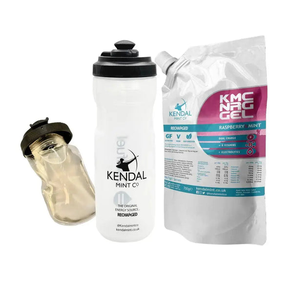 KMC NRG GEL Refillable & DualFuel Bottle Bundle - Raspberry & Mint (10 x 70g)-0