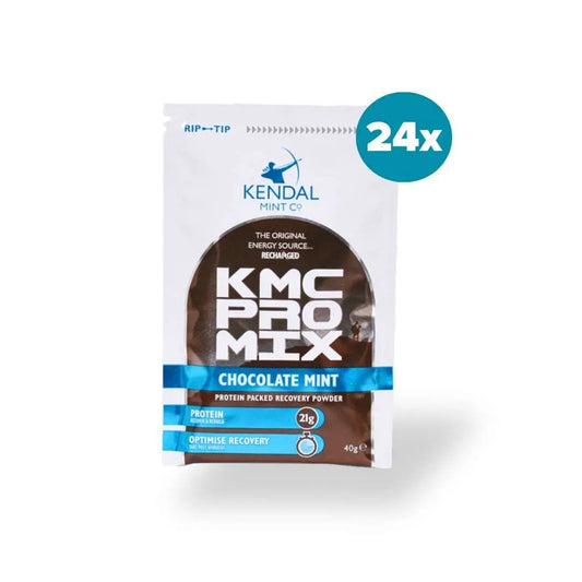 KMC PRO MIX Whey Protein Recovery Powder | Chocolate Mint Flavour | 24 x 40g-0