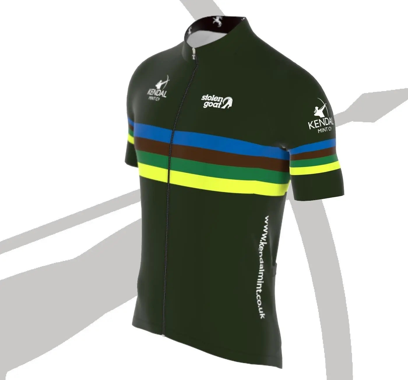 Kendal Mint Co® X Stolen Goat Bodyline Cycling Jersey - Men's (2021) - Memoriex 