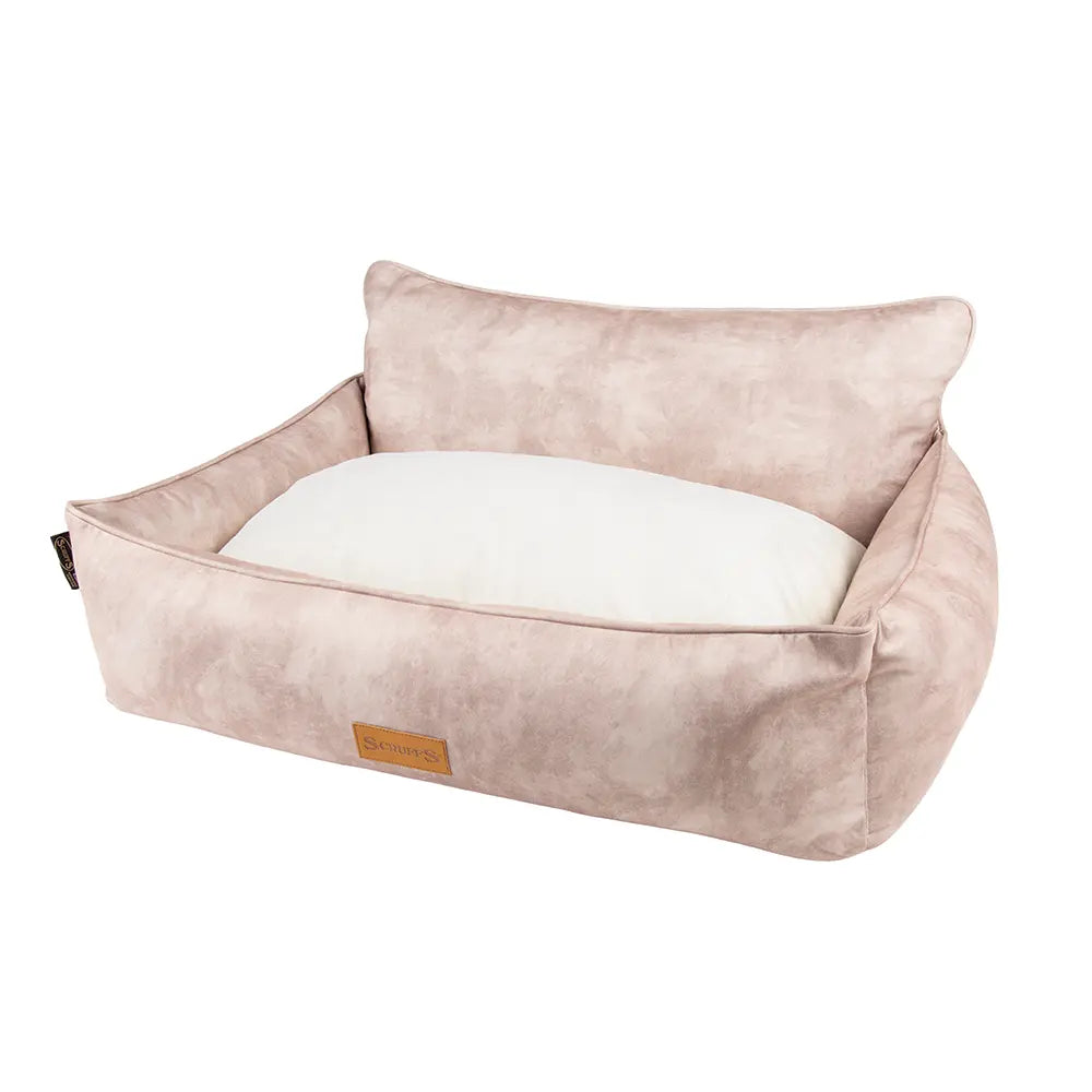 Kensington Box Dog Bed (in Cream, Chocolate, Navy or Grey) by Scruffs - Memoriex