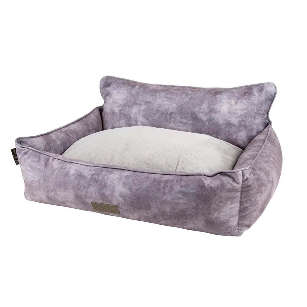 Kensington Box Dog Bed (in Cream, Chocolate, Navy or Grey) by Scruffs - Memoriex